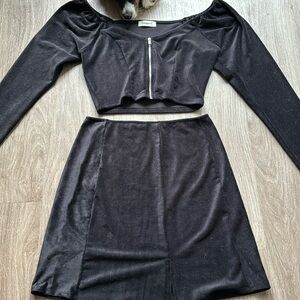 Ginger G Black 2 Piece Set Size S